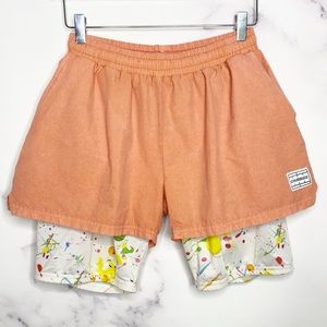 Chubbies Orange Compression Lined Shorts